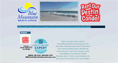 Desktop Screenshot of bluemountainbeachcondo.com